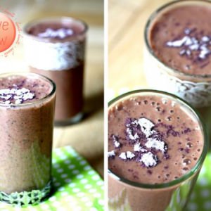Batido poderoso de chia, maca y plÃ¡tanos